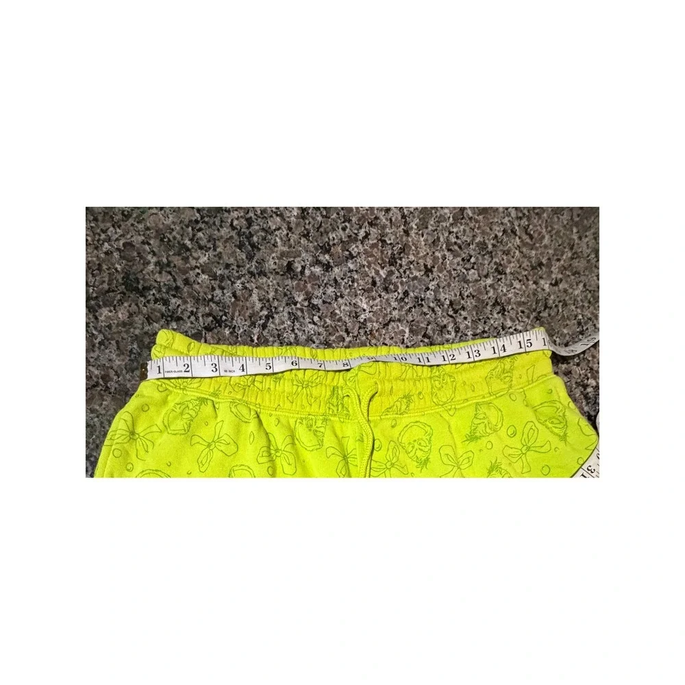 The Grinch Dr Seuss Neon Green Pajama Pants Womens Lounge Sleepwear‎ Small
